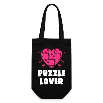 Amateur de puzzles - Sac à bouteille - noir - Devant