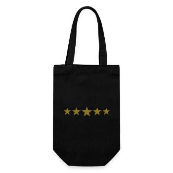 5 étoiles, star, Vainqueur, sport, meilleur équipe - Sac à bouteille - noir - Devant