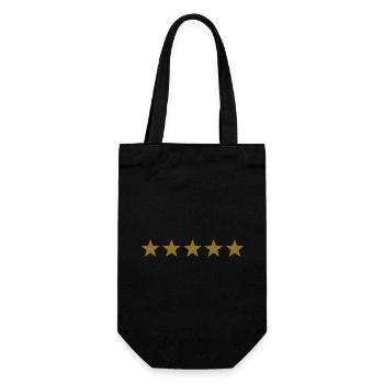 5 étoiles, star, Vainqueur, sport, meilleur équipe - Sac à bouteille - noir - Devant