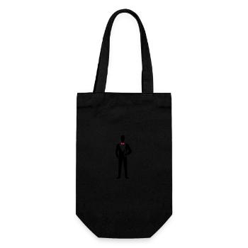 Bräutigam Hochzeit Junggeselle - Geschenkbeutel für Flaschen - Schwarz - Vorne