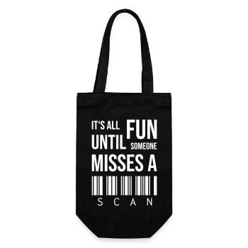 Tracking failed - Gift Bag for Bottles - black - Front