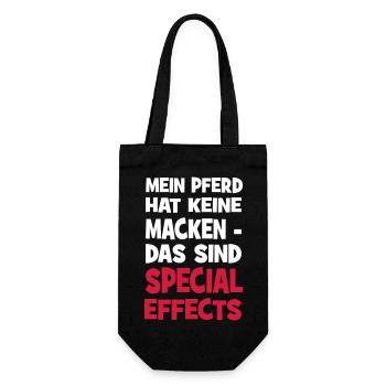 Special EffectsPferd - Geschenkbeutel für Flaschen - Schwarz - Vorne