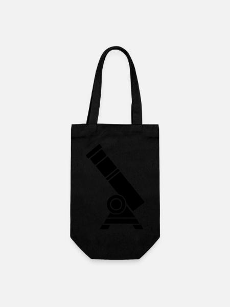 Fernrohr - Geschenkbeutel für Flaschen - Schwarz