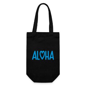 Amour du cœur Aloha | Couleur changeable - Sac à bouteille - noir - Devant