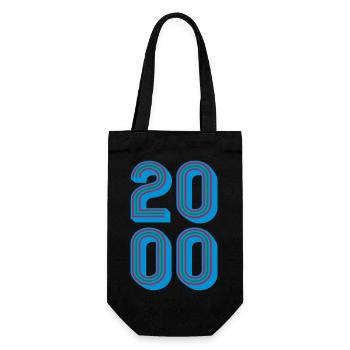2000 Year of birth | Colors changeable - Gift Bag for Bottles - black - Front