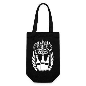 Armoiries de la bière - Sac à bouteille - noir - Devant