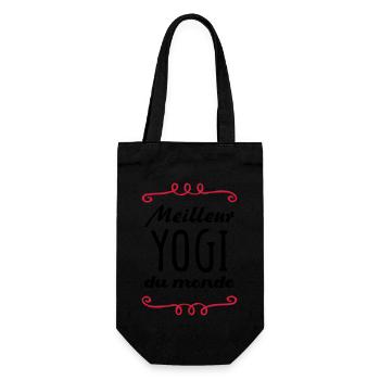 Meilleur Yogi du monde / Yoga - Sac à bouteille - noir - Devant