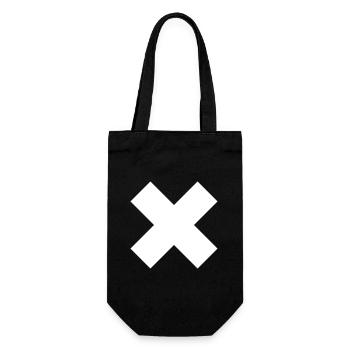 X - Say NO! - Gift Bag for Bottles - black - Front