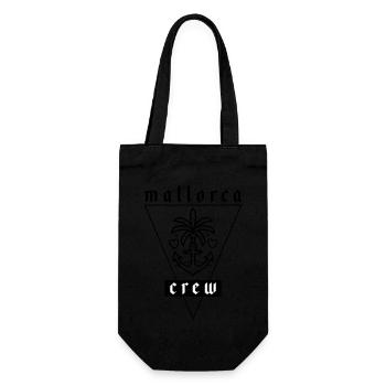 Majorque équipage ancre palmier coeur amour - Sac à bouteille - noir - Devant