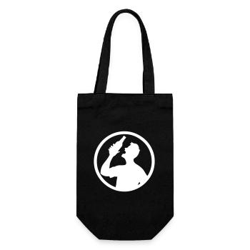 Drinking Booze Party - Gift Bag for Bottles - black - Front