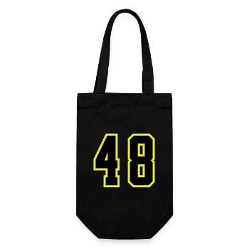 48 Number Leotard - Gift Bag for Bottles - black - Front