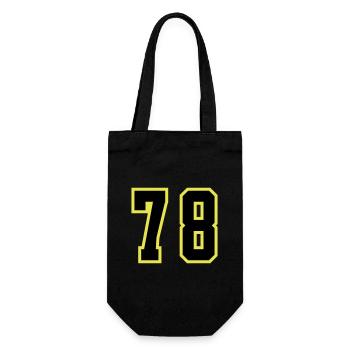 78 Number Jersey - Gift Bag for Bottles - black - Front