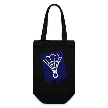 Équipe d’icônes de badminton - Sac à bouteille - noir - Devant