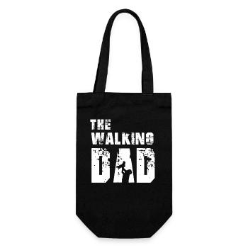 The Walking Dad - Geschenkbeutel für Flaschen - Schwarz - Vorne