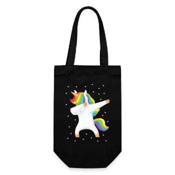 unicorn - Gift Bag for Bottles - black - Front