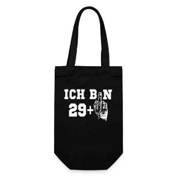 29 - Geschenkbeutel für Flaschen - Schwarz - Vorne