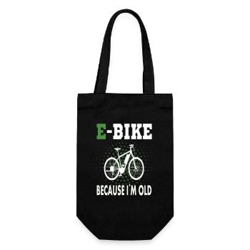 E Bike parce que je suis vieux - Sac à bouteille - noir - Devant