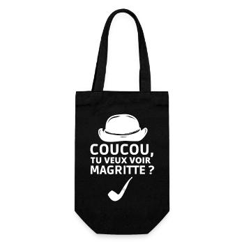 peintre, artiste peintre, peinture - Sac à bouteille - noir - Devant