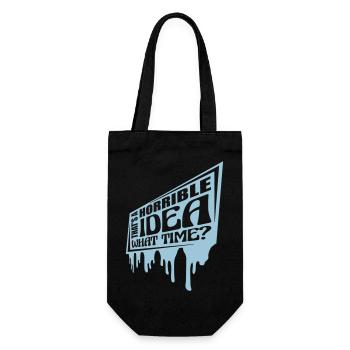 Thats a horrible Idea - Gift Bag for Bottles - black - Front