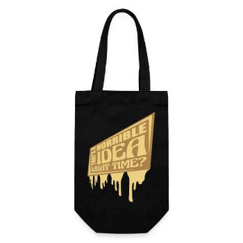 Thats a horrible Idea - Gift Bag for Bottles - black - Front