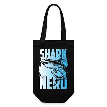 Sharks Ocean Swimming - Gift Bag for Bottles - black - Front