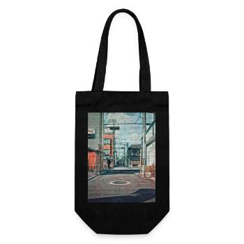 Vintage 90s Japan School Ride Painting Japan Lover - Sac à bouteille - noir - Devant