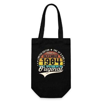 Original Décembre 1984 Cadeau du 38e anniversaire - Sac à bouteille - noir - Devant