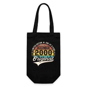 Original Décembre 2000 22e anniversaire Cadeau - Sac à bouteille - noir - Devant