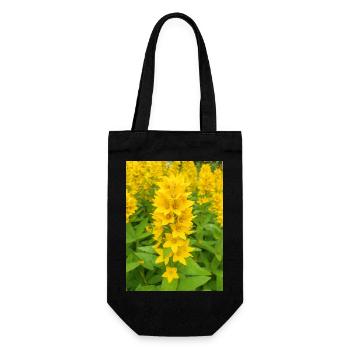 Dotted Loosestrife auch Garden Loosestrife - Geschenkbeutel für Flaschen - Schwarz - Vorne