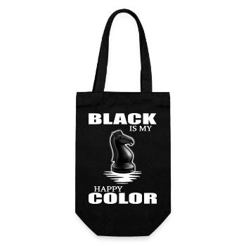 Chess Checkmate Chess Player "black color" - Gift Bag for Bottles - black - Front
