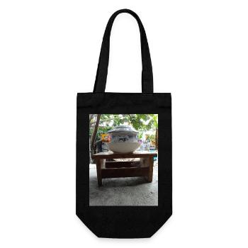 Art - Gift Bag for Bottles - black - Front