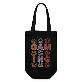 Gaming-colorful-scene - Geschenkbeutel für Flaschen - Schwarz - Vorne
