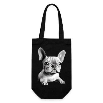 Chiens Chien bouledogue Français Chien Propriétaire - Sac à bouteille - noir - Devant