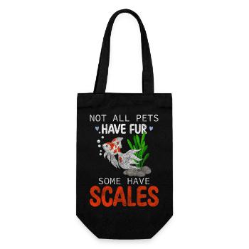 Fish farming - Gift Bag for Bottles - black - Front
