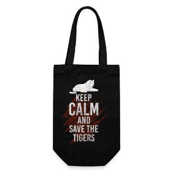Animal Welfare Activist Vegan Environmental Protection - Gift Bag for Bottles - black - Front
