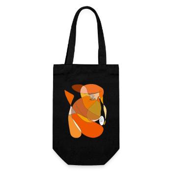 Paradies Fuchs - Geschenkbeutel für Flaschen - Schwarz - Vorne