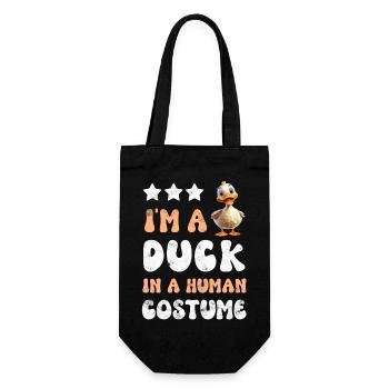 Duck ducks - Gift Bag for Bottles - black - Front