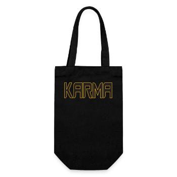 Karma T-Shirt Men Women Kids T-Shirt Karma - Gift Bag for Bottles - black - Front