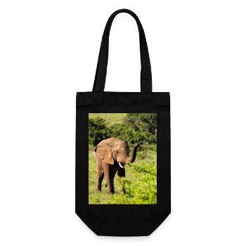 Éléphant - Sac à bouteille - noir - Devant