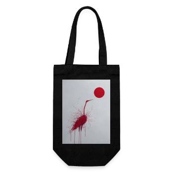 Grue soleil - Sac à bouteille - noir - Devant