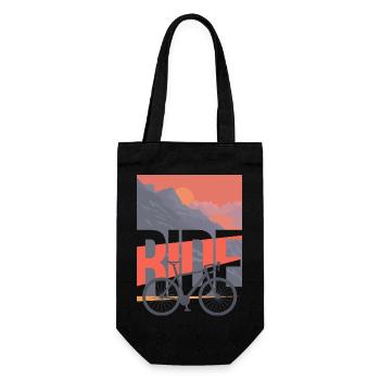 Cadeau unique pour passionné vélo gravel - Sac à bouteille - noir - Devant