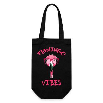 Flamingo vibes - Sac à bouteille - noir - Devant
