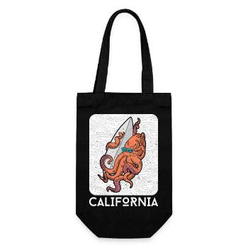 Ocean Octopus Octopus Water Sports Holiday Travel - Gift Bag for Bottles - black - Front