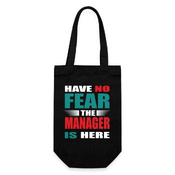 N’ayez crainte, le manager est là - Sac à bouteille - noir - Devant