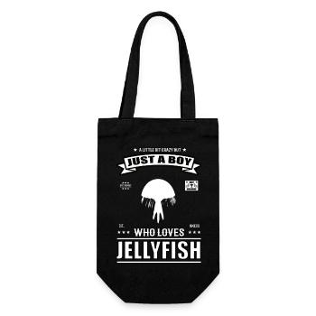 Juste un garçon qui aime la tenue de méduse - Sac à bouteille - noir - Devant