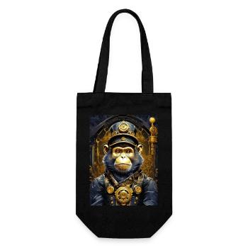 Singe Steampunk 1.18 - Sac à bouteille - noir - Devant