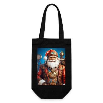 Père Noël steampunk 1.1 - Sac à bouteille - noir - Devant
