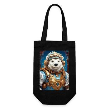 Ours de glace steampunk 1.6 - Sac à bouteille - noir - Devant