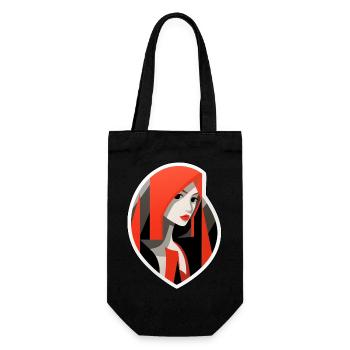 Little Red Riding Hood - Gift Bag for Bottles - black - Front