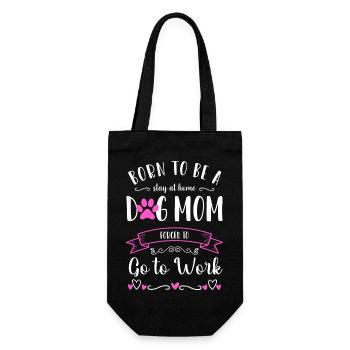 Dog Paw Dog School - Gift Bag for Bottles - black - Front